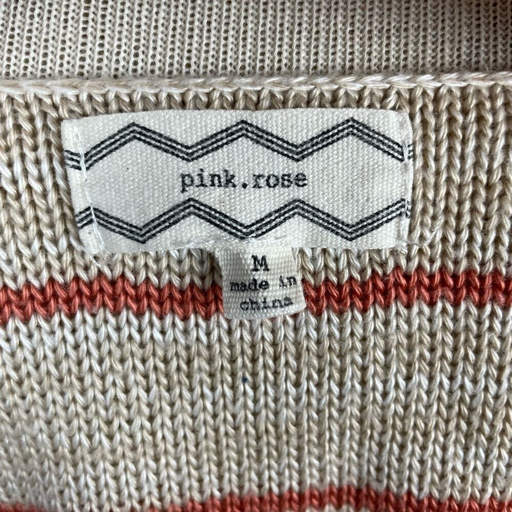 Pink Rose Sweater Size M EUC - Picture 6 of 7